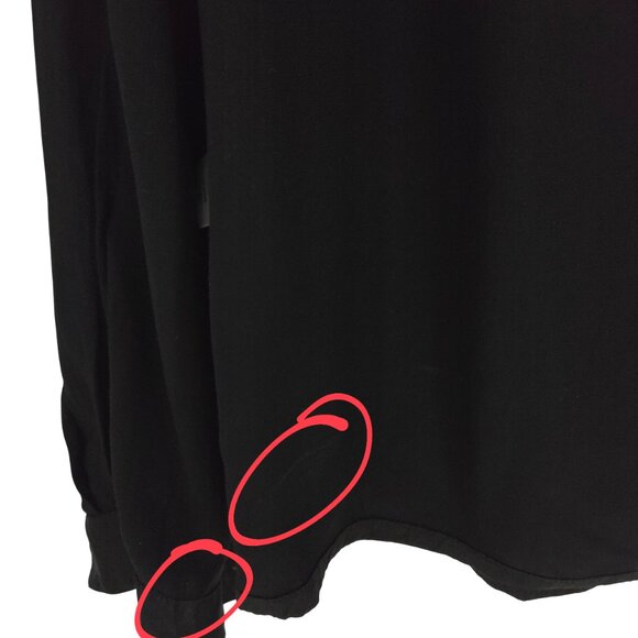 Nation LTD Los Angeles Blouse Long Sleeve Rayon Classy Career Workwear S - Picture 15 of 16